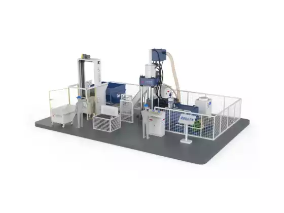 Maszyna do brykietowania złomu żeliwnego